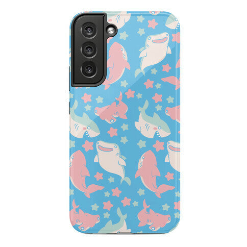 Happy Shark Pattern Phone Case